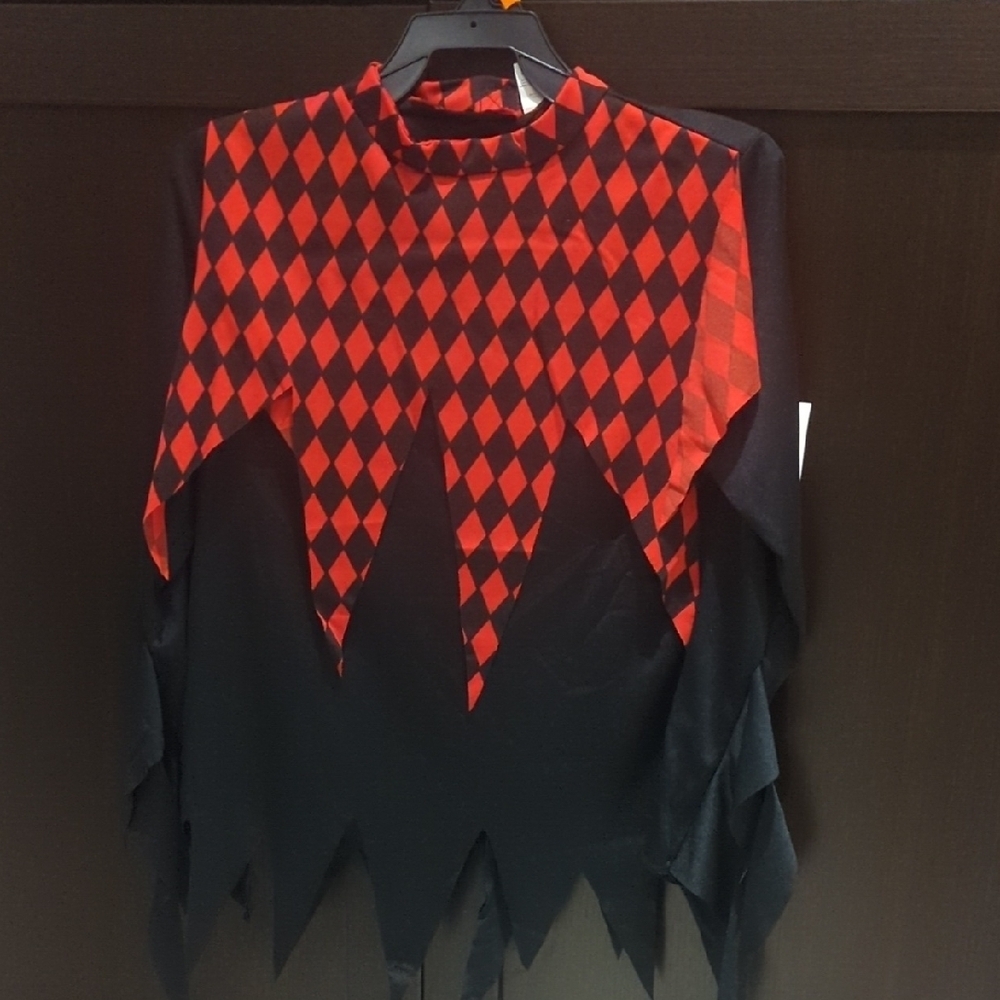 Boys Evil Jester Clown Costume - Size 8 NWT